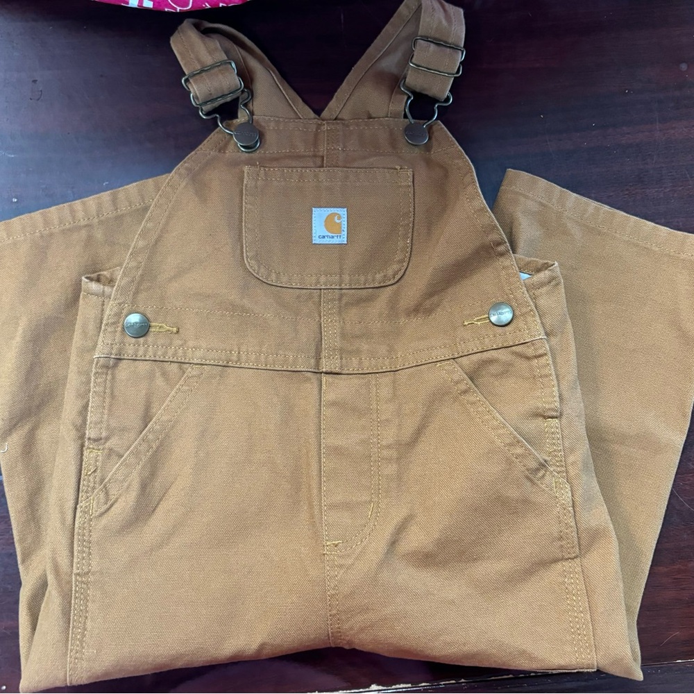 Carhartt Tan Overalls with Logo